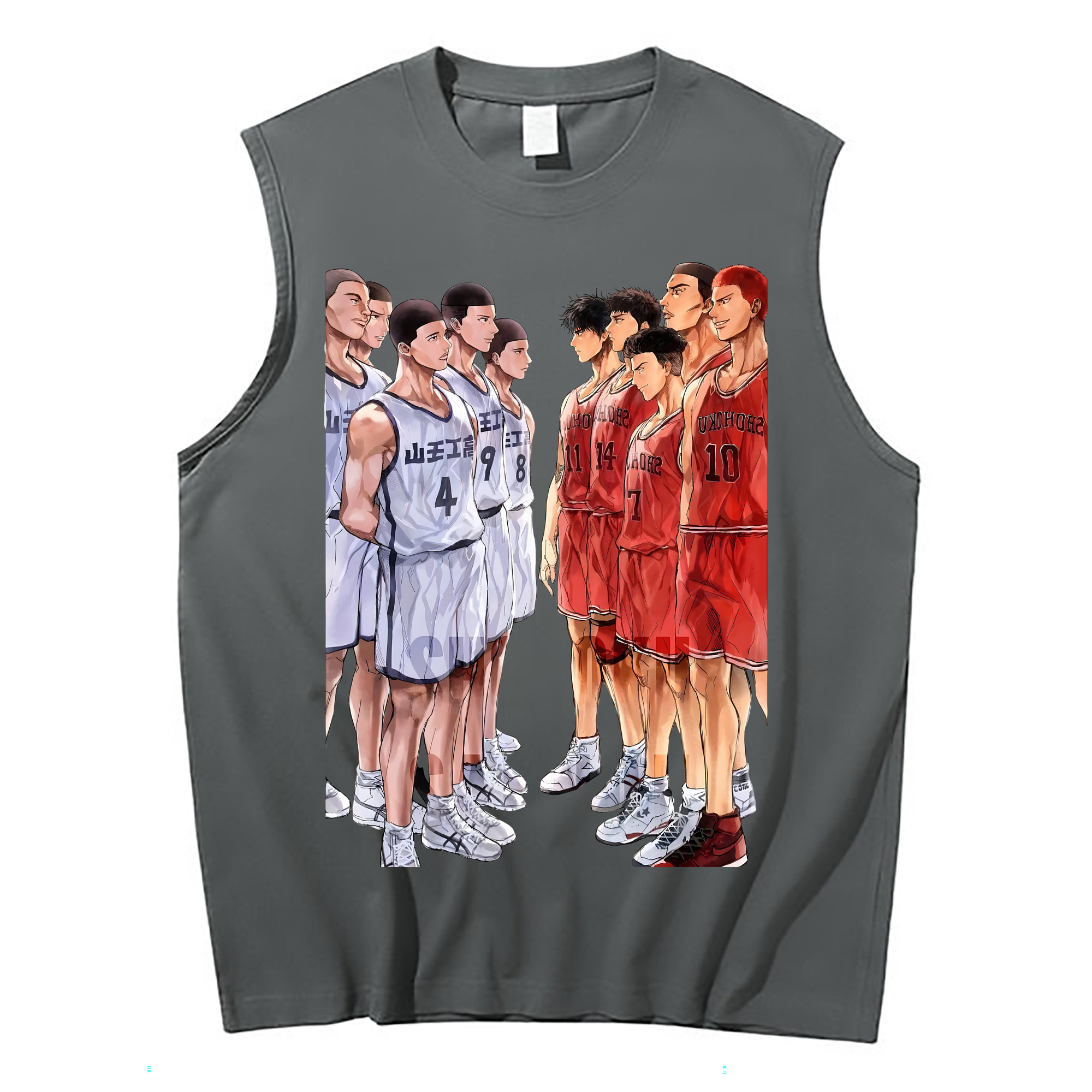 （画像用） SLAM DUNK／スラムダンク コットン100％タンクトップ（フロントプリント）